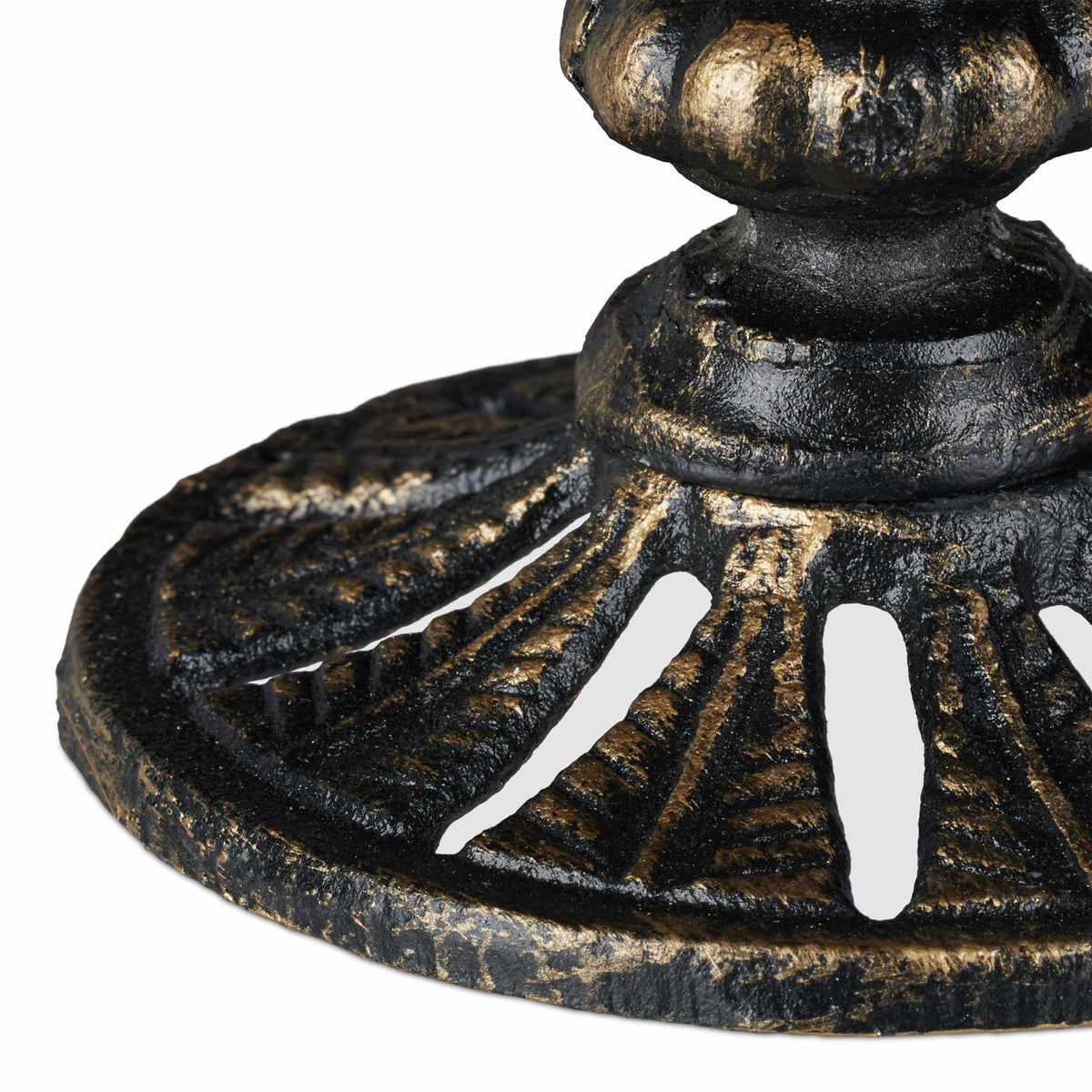 Cast iron bird bath