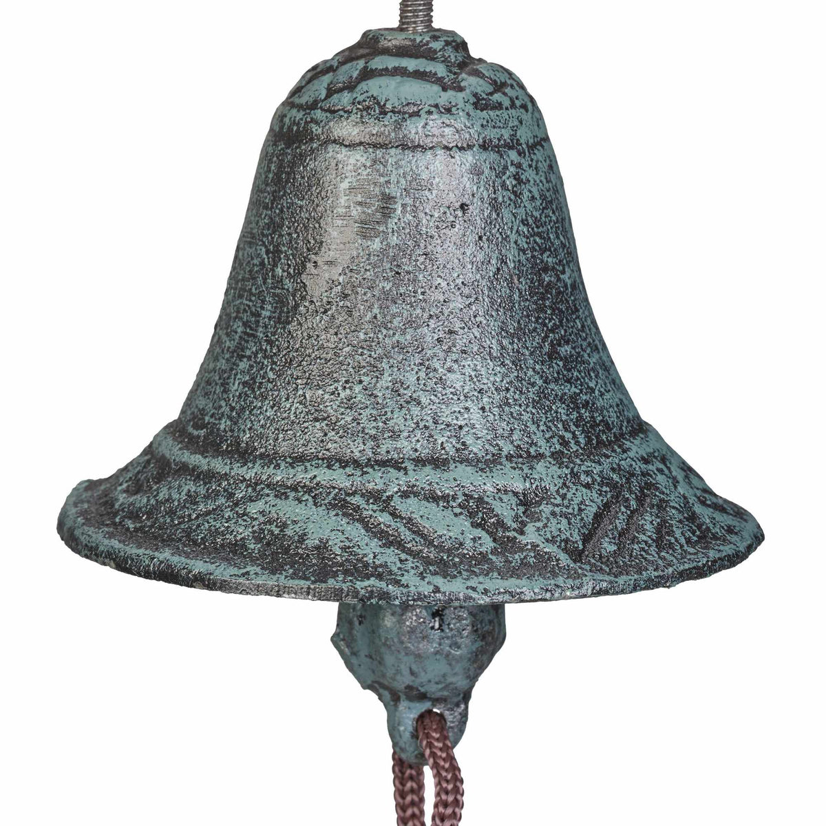 Cast iron doorbell with ship