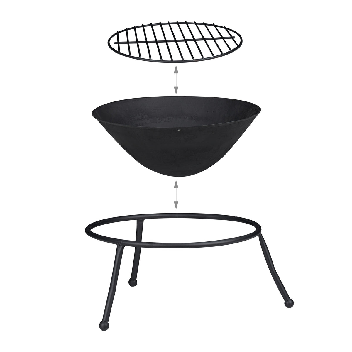 Cast iron fireplace