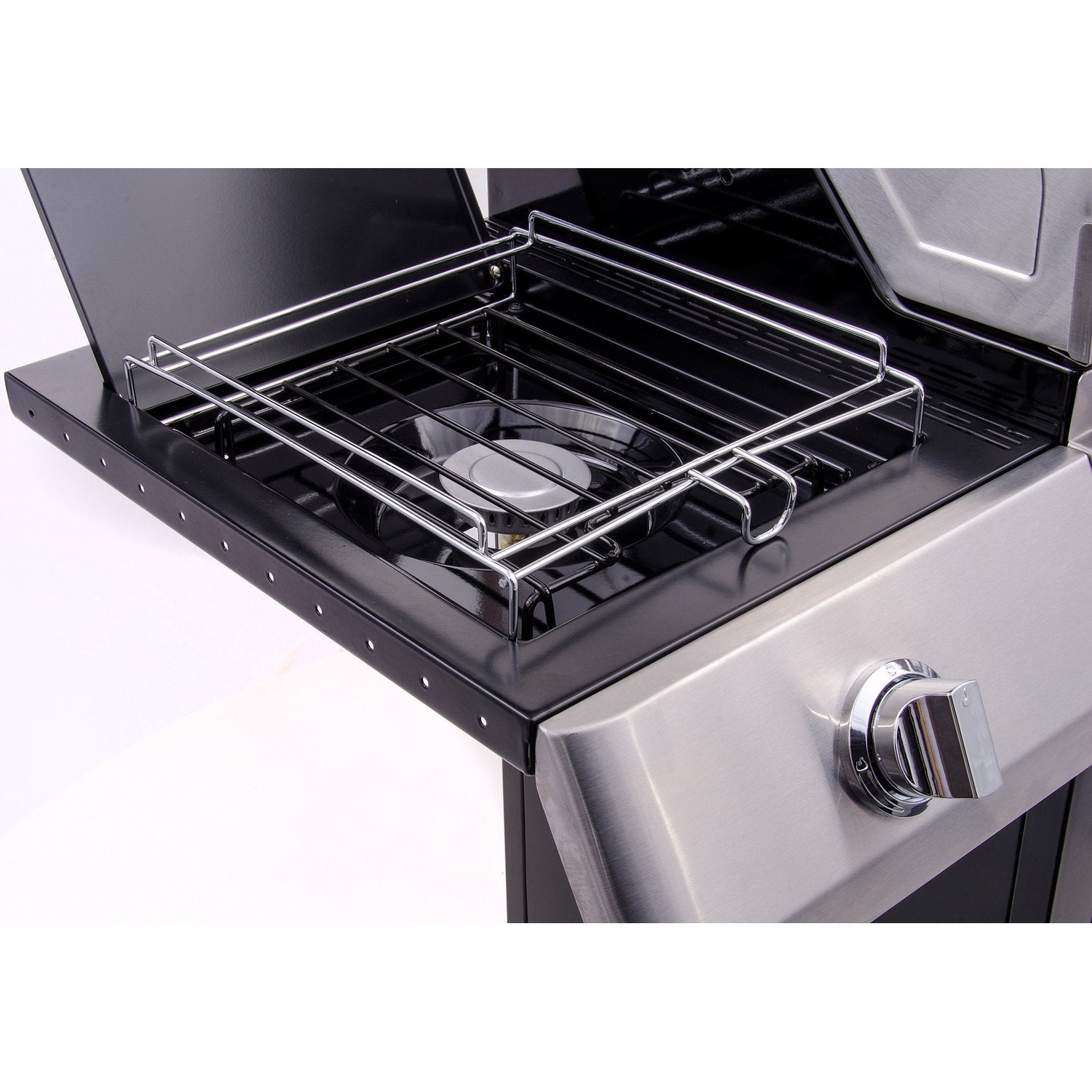 Cast iron griddle including stand