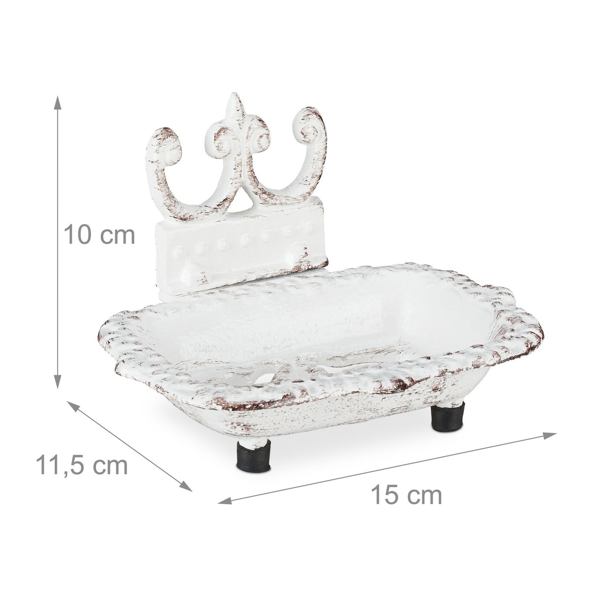 Cast iron soap dish