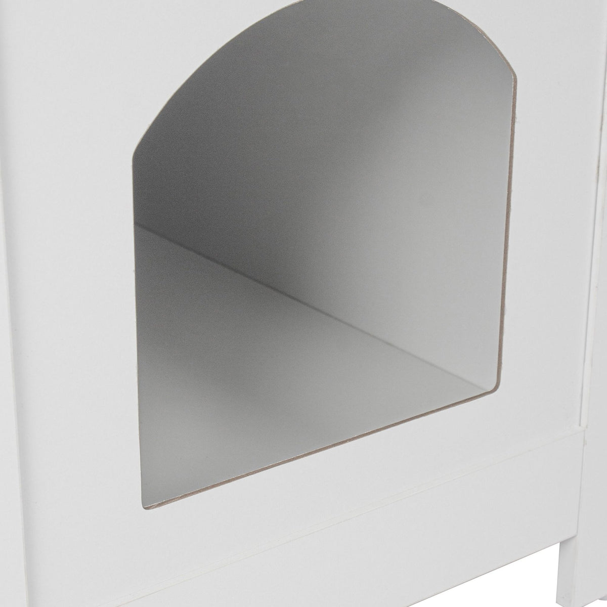 Cat Cabinet with Litter Tray Storage and Ventilation