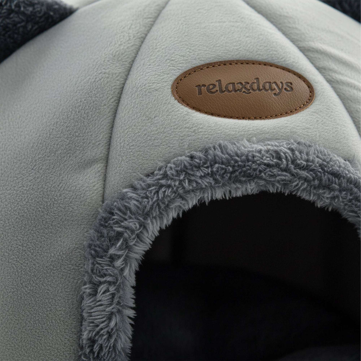 Cat Cave with Ears, Removable Cushion, Non-Slip Base