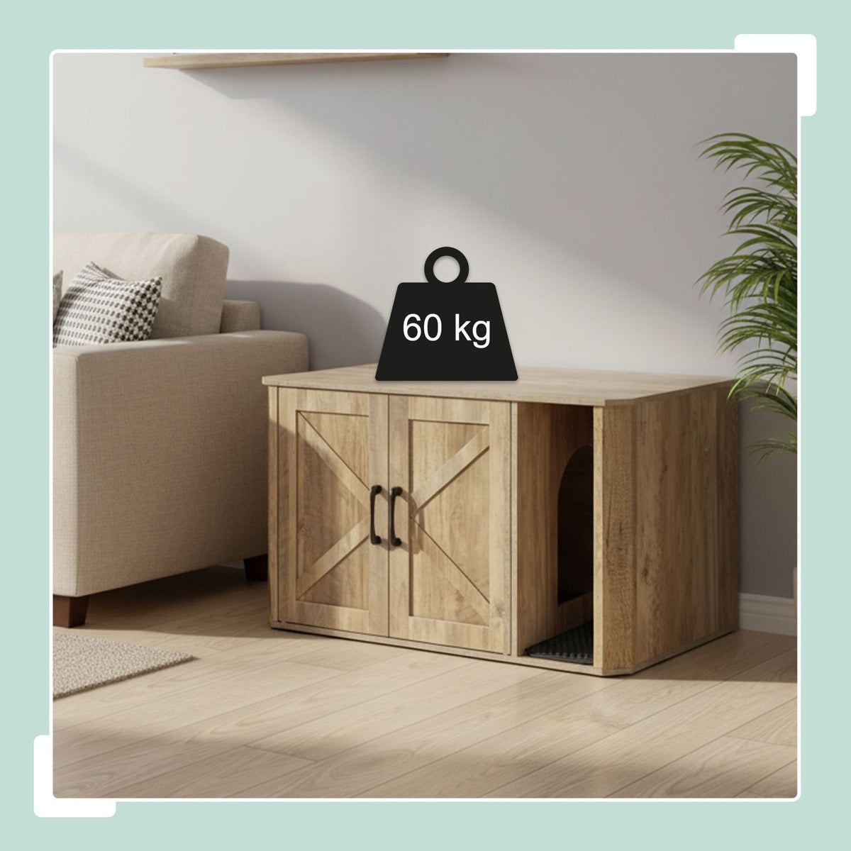 Cat Litter Cabinet – Discreet, Spacious, Multi-Functional
