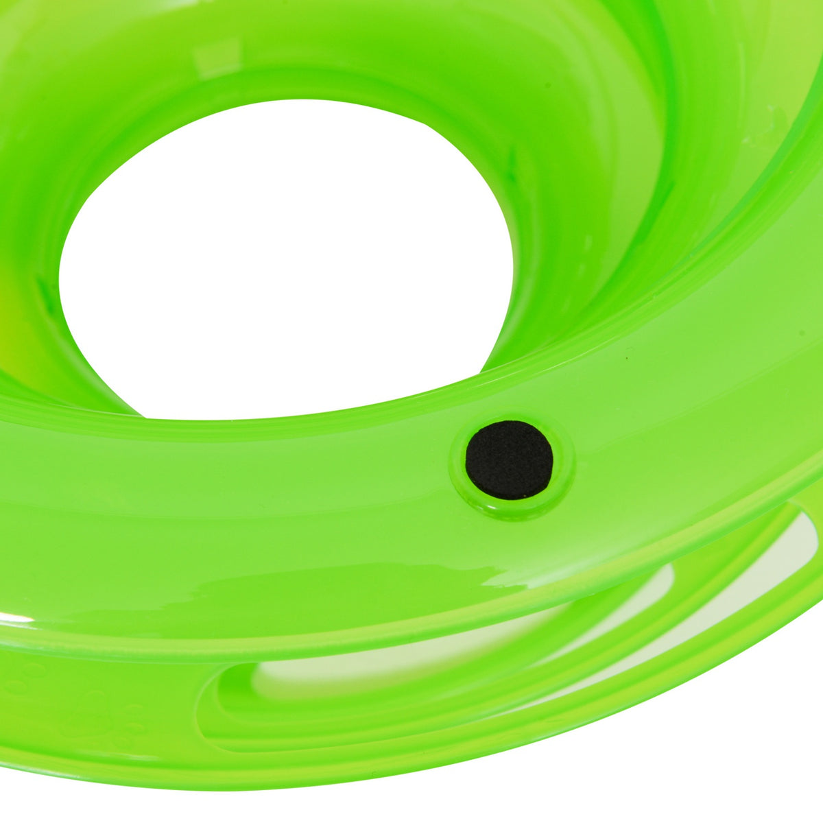 Cat Play Tower Toy Marble Run Spinning Top With 3 Balls, 3 Tiers, Green, L25Xw16Xh13Cm