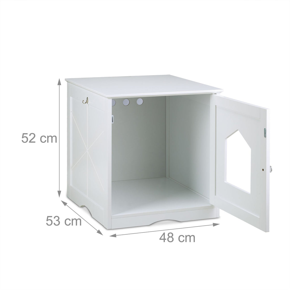 Cat cabinet white