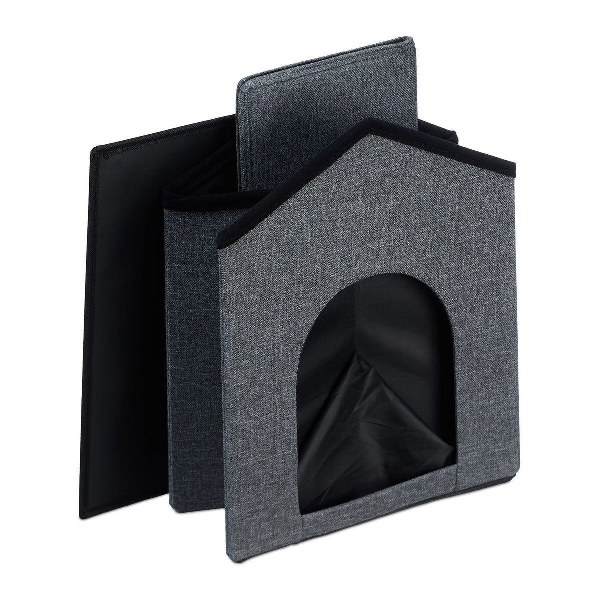 Cat cave with gray roof