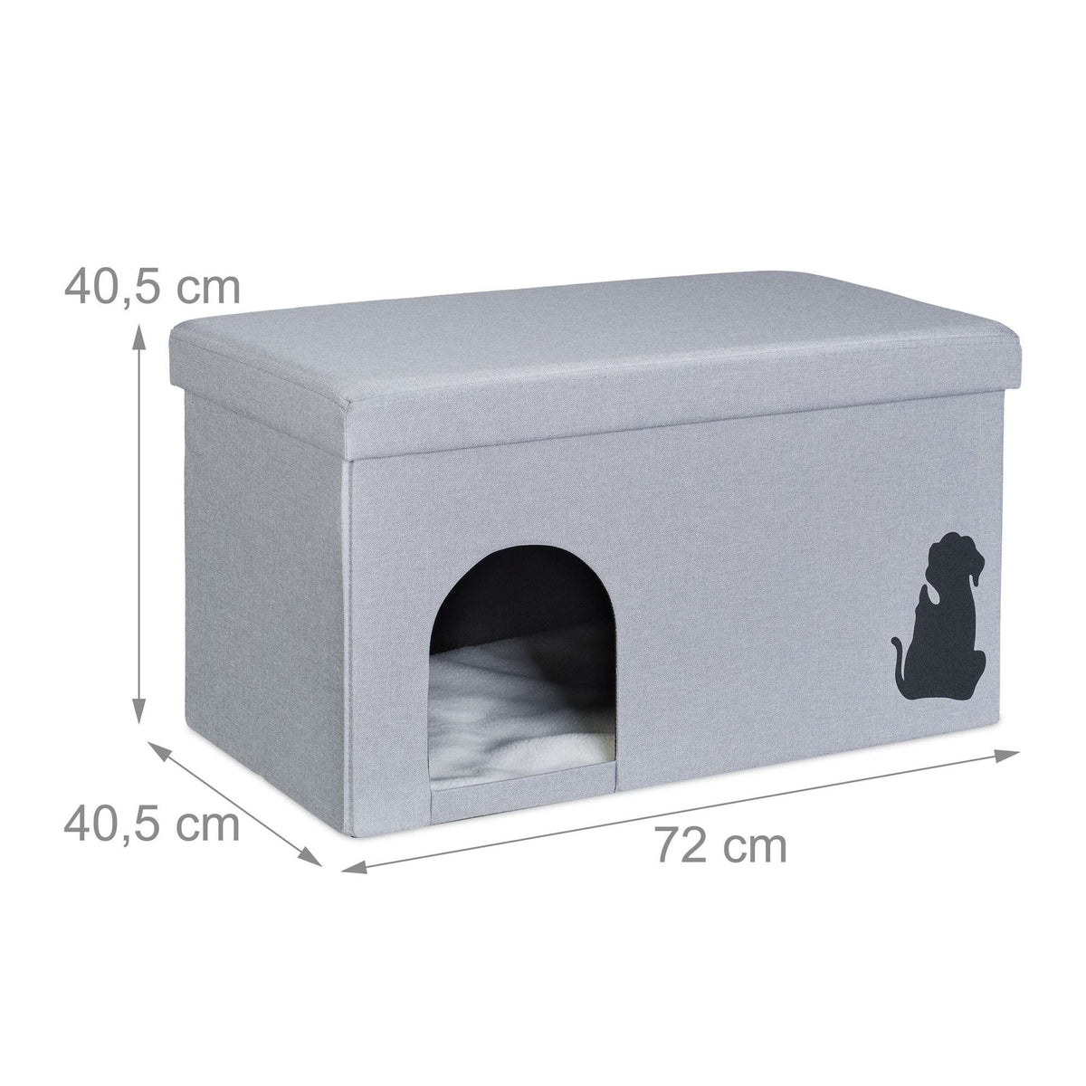 Cat cave with lid