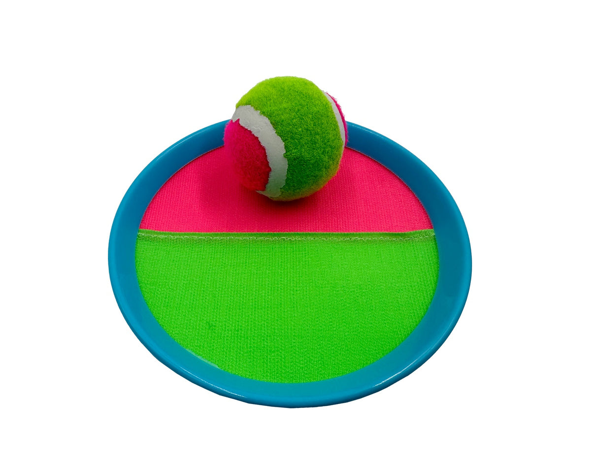 Catch Ball Game Set, Easy Stick-On Discs, Ages 3+