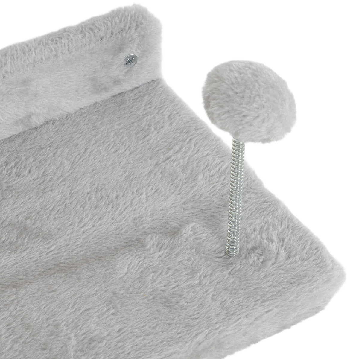 Cat climbing wall set, 4-piece cat furniture with steps, ladder, diving boards, scratching posts, play ball, sisal, for cats up to 5 kg, light gray
