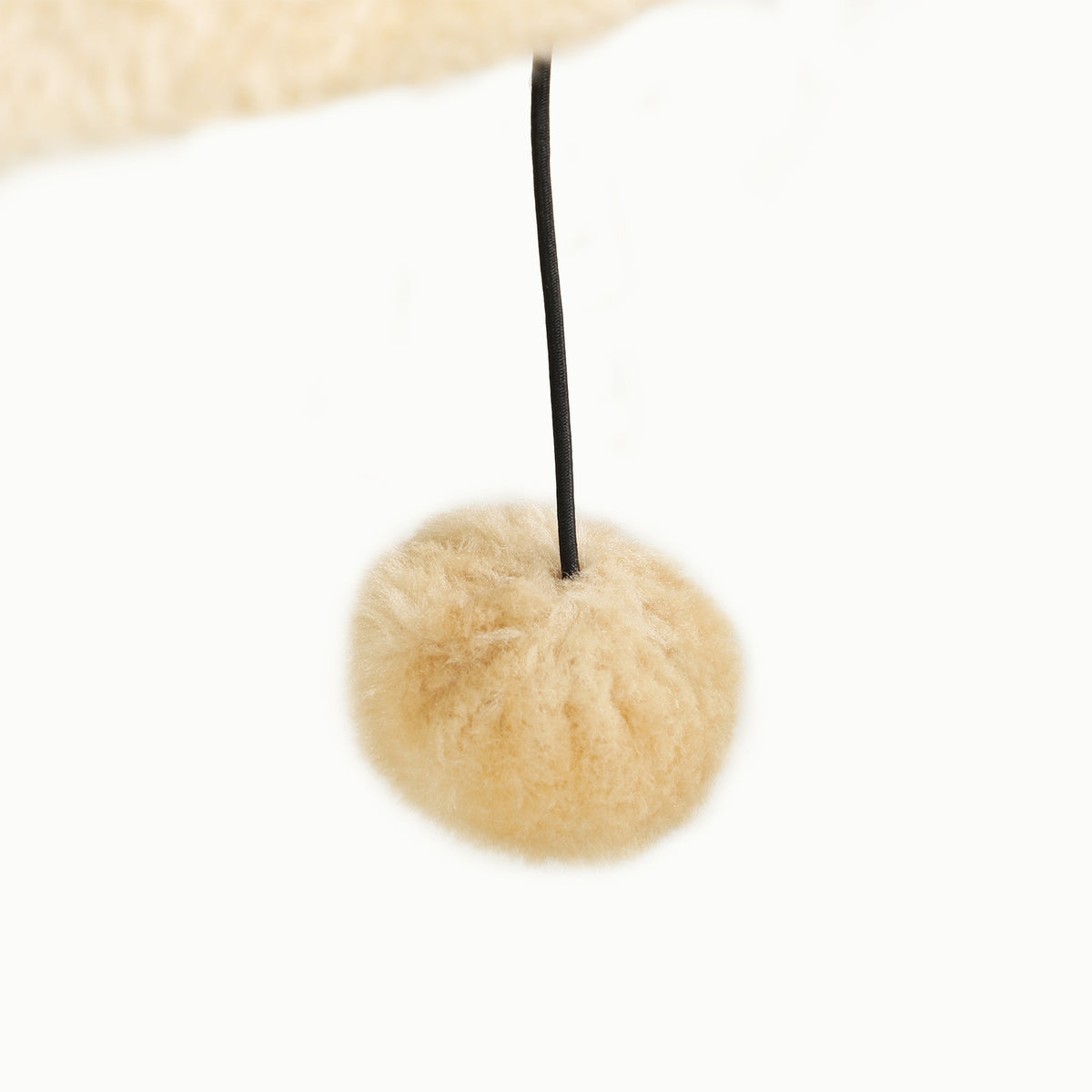 Cat climbing wall set, 5 pieces cat furniture with scratching post, jumping platforms, ladder, house, cat wall frame, for cats up to 5 kg, plush, beige