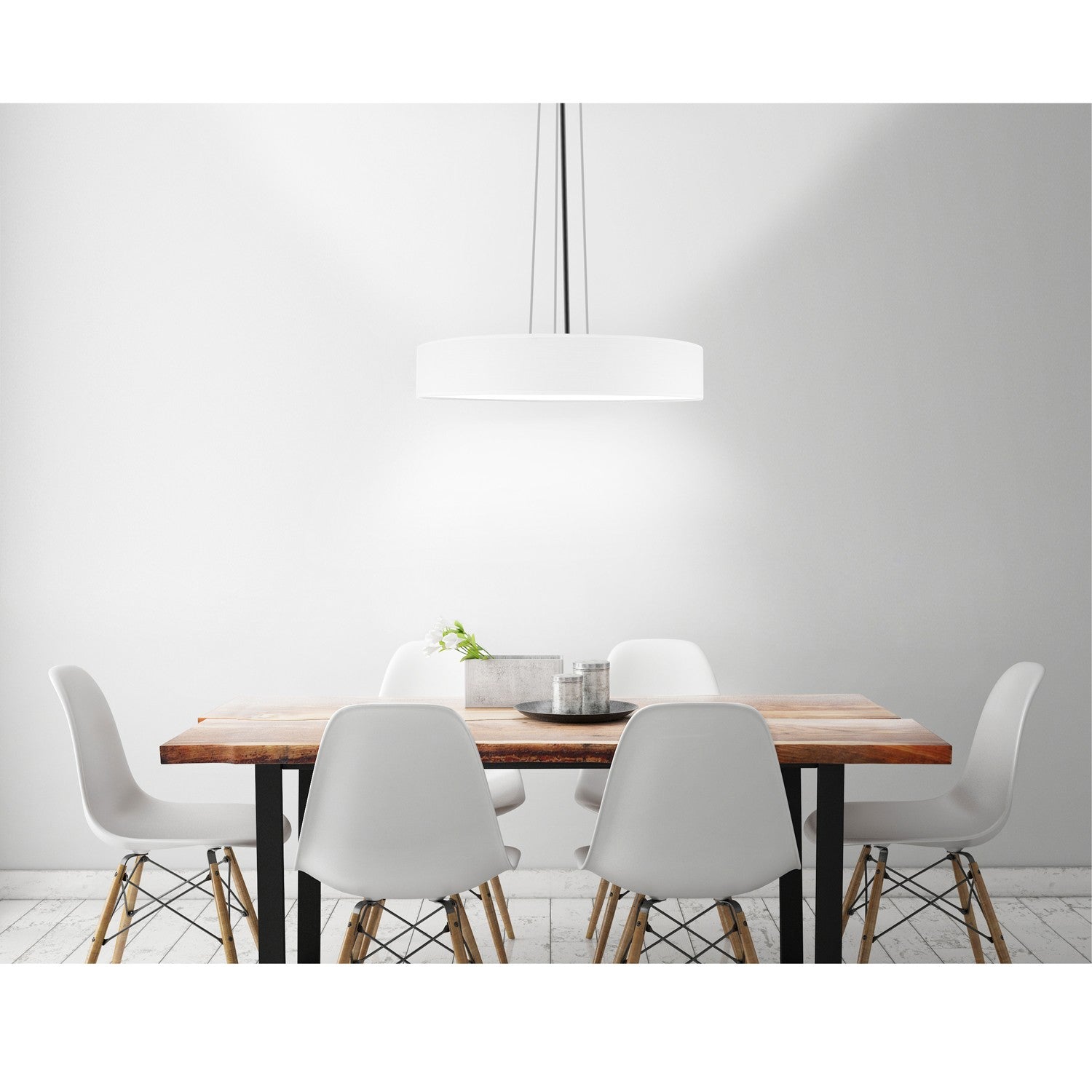 Ceiling lamp Textile Ø60cm White