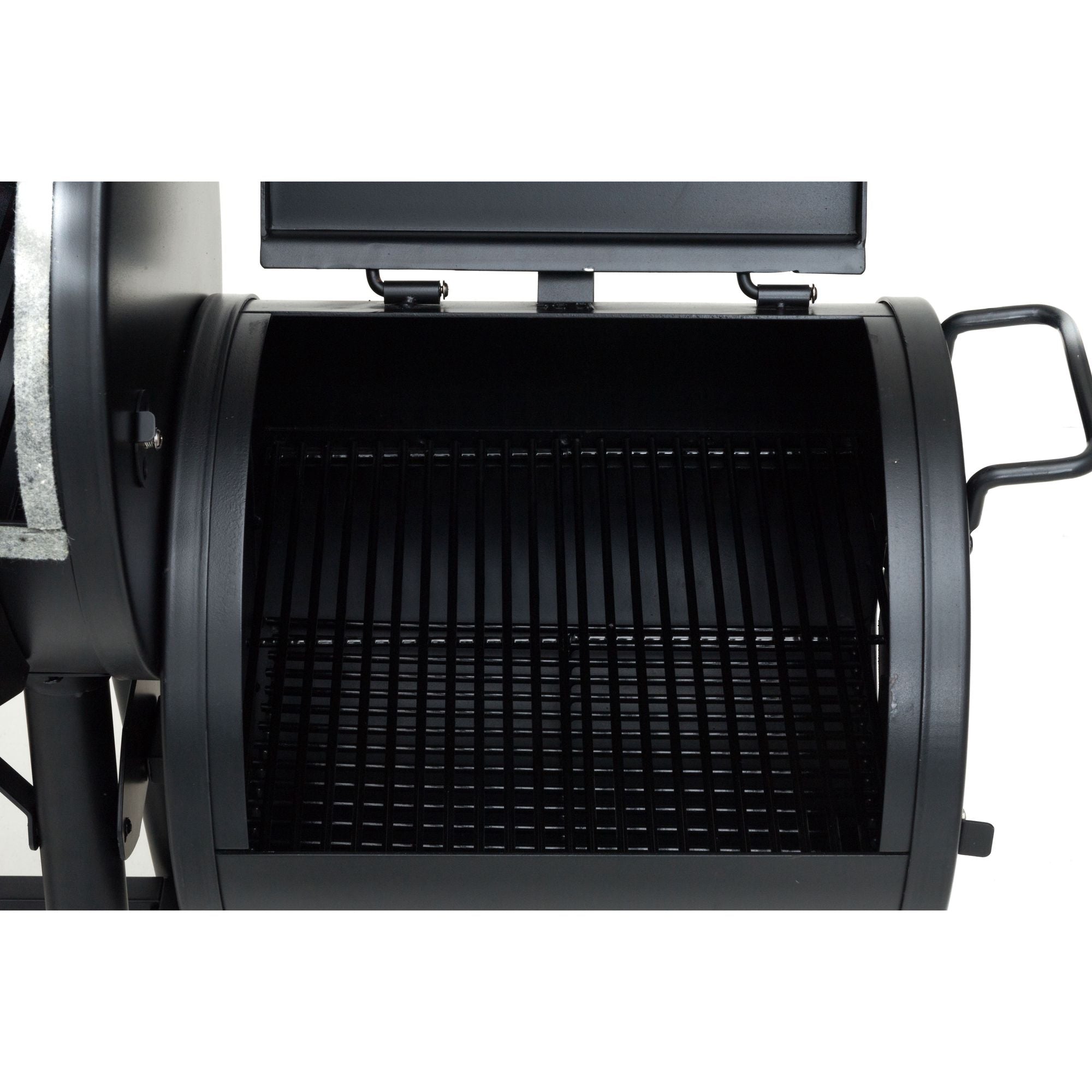 Charcoal Grill with Smoker, Steel, Large Cooking Area