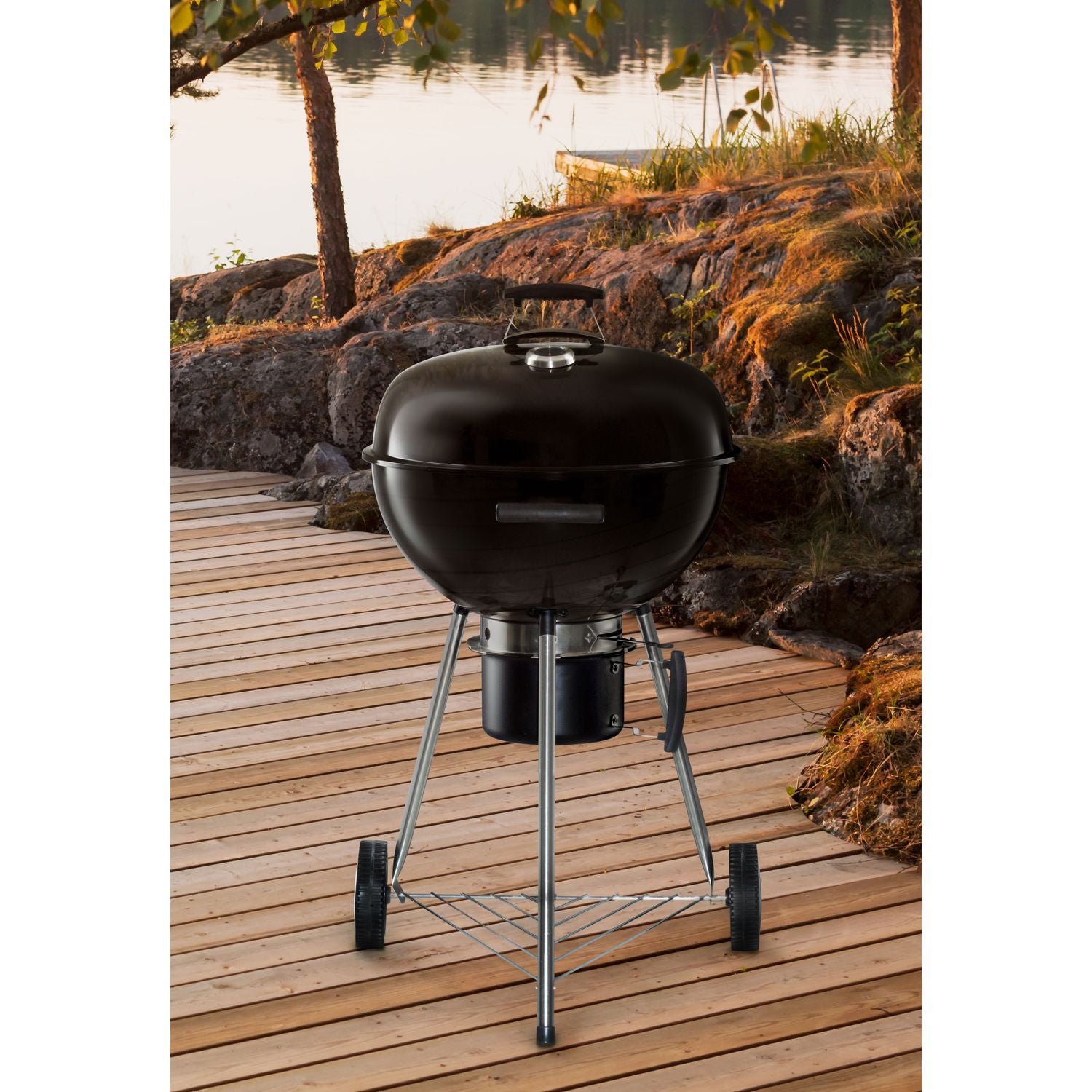 Charcoal grill Gourmet 57 with Ash collection