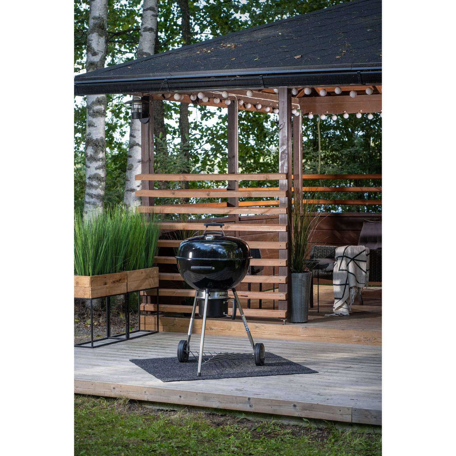 Charcoal grill Gourmet 57 with Ash collection