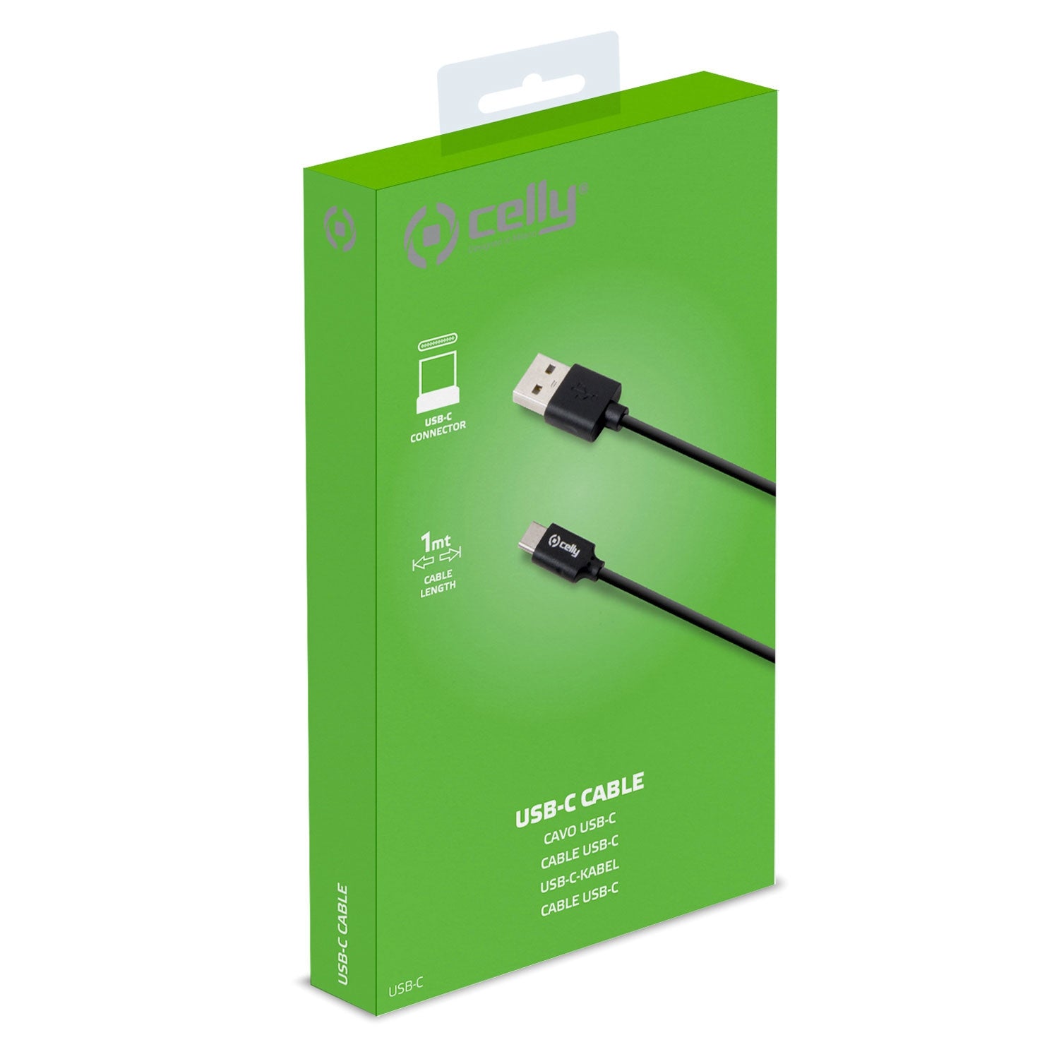 Charge/Sync USB -> USB-C Max 15W 1 m Black