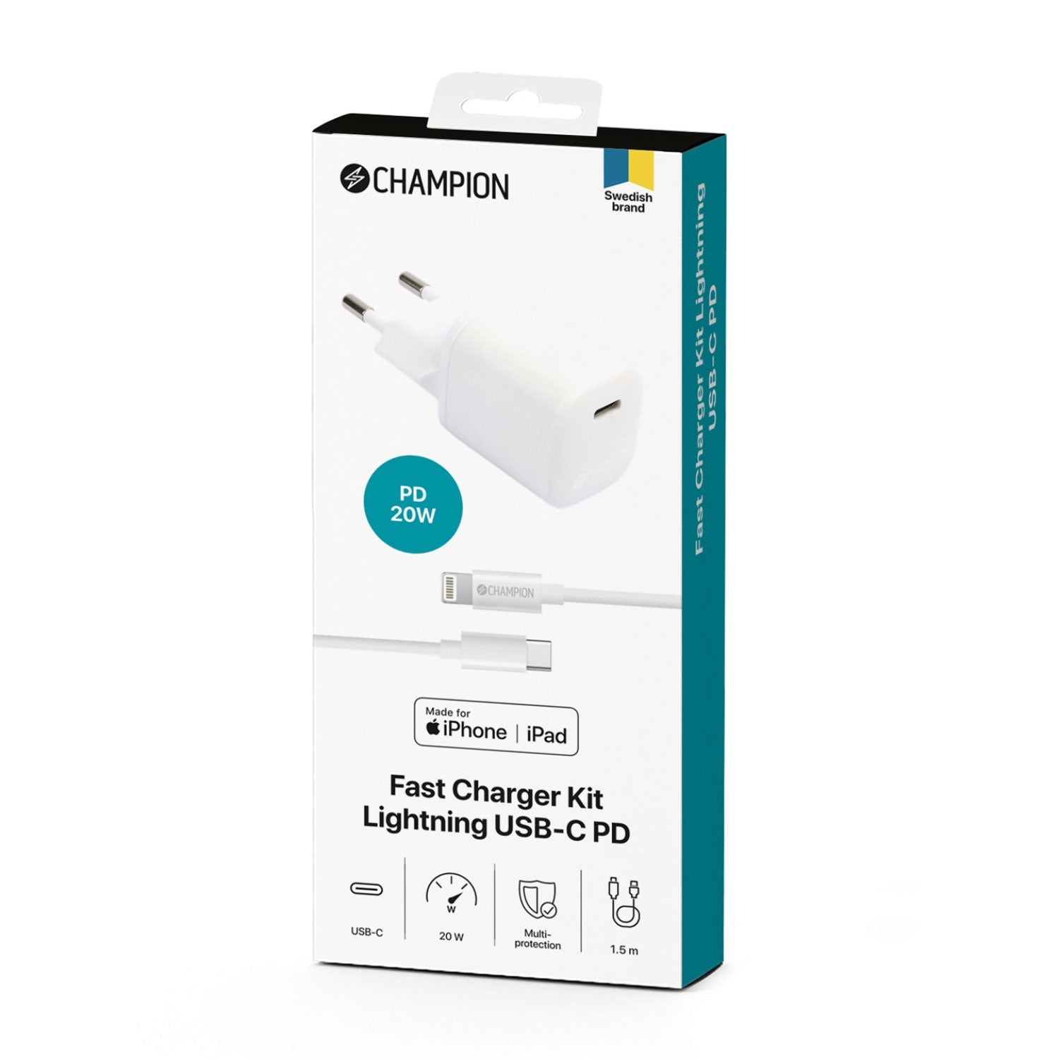 Charger 20W + USB-C to Lightning Cable White