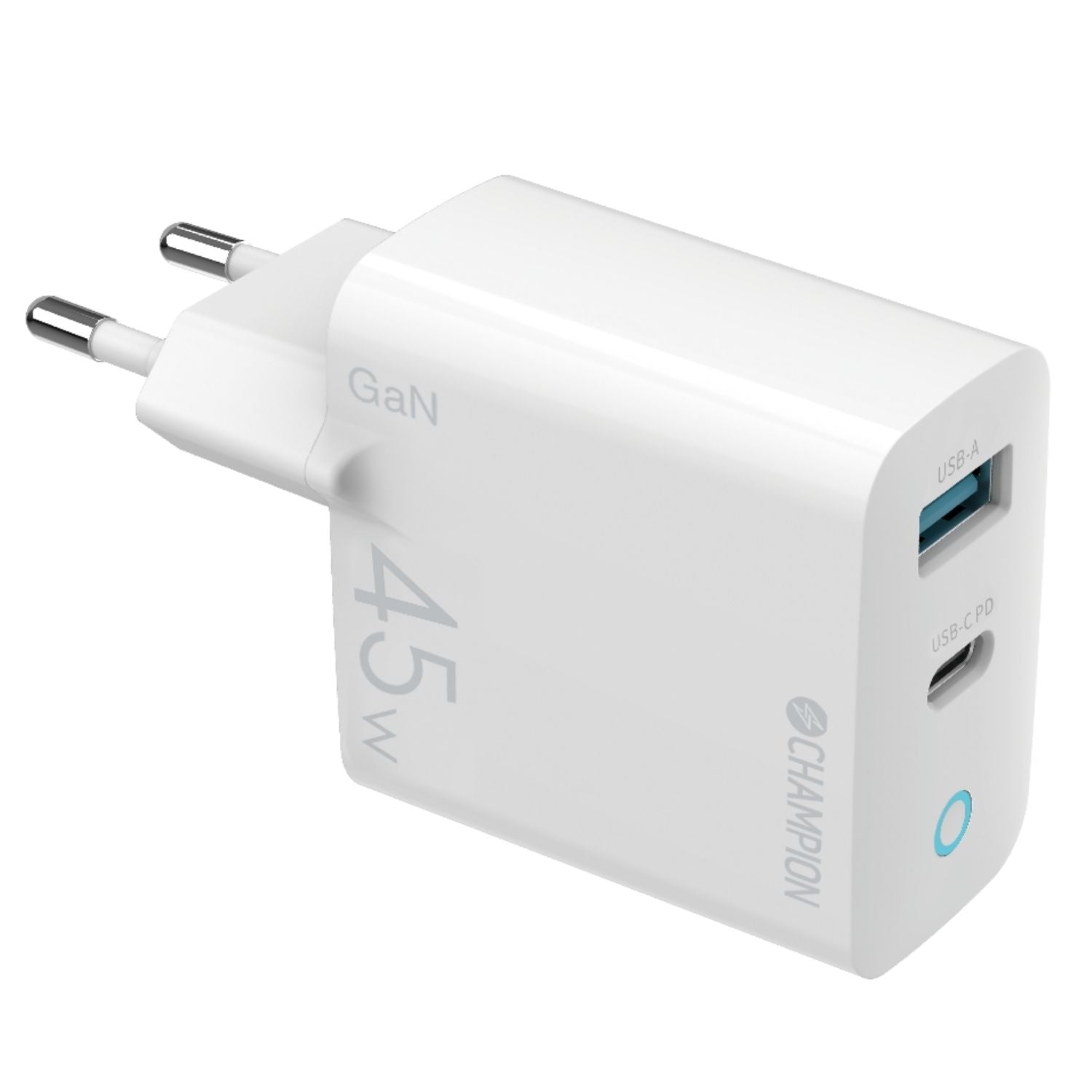 Charger 45W GaN QC/PD White