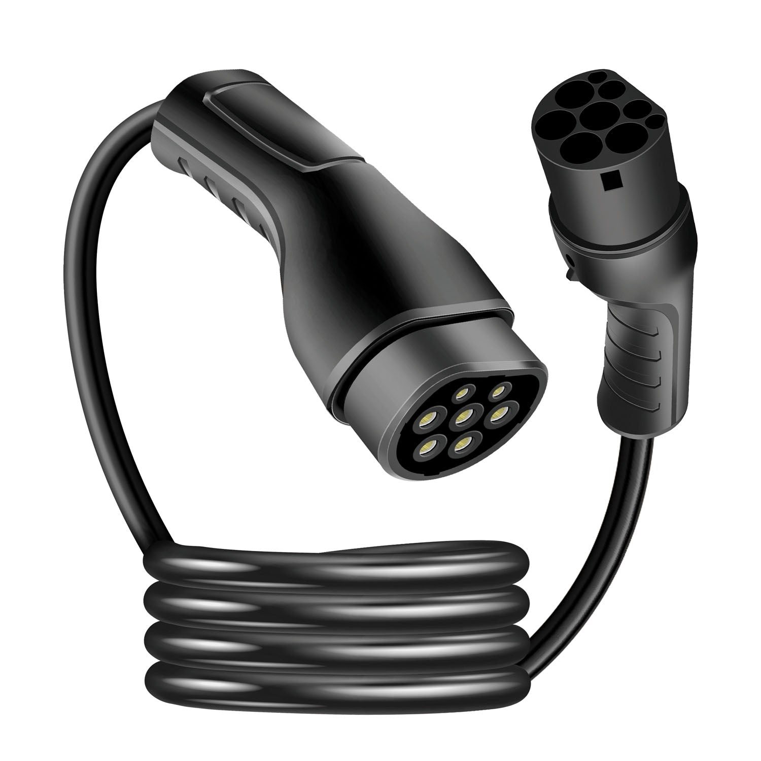 Charger Electric car Type 2 230V 1-phase 16A 3.7 kW 5m