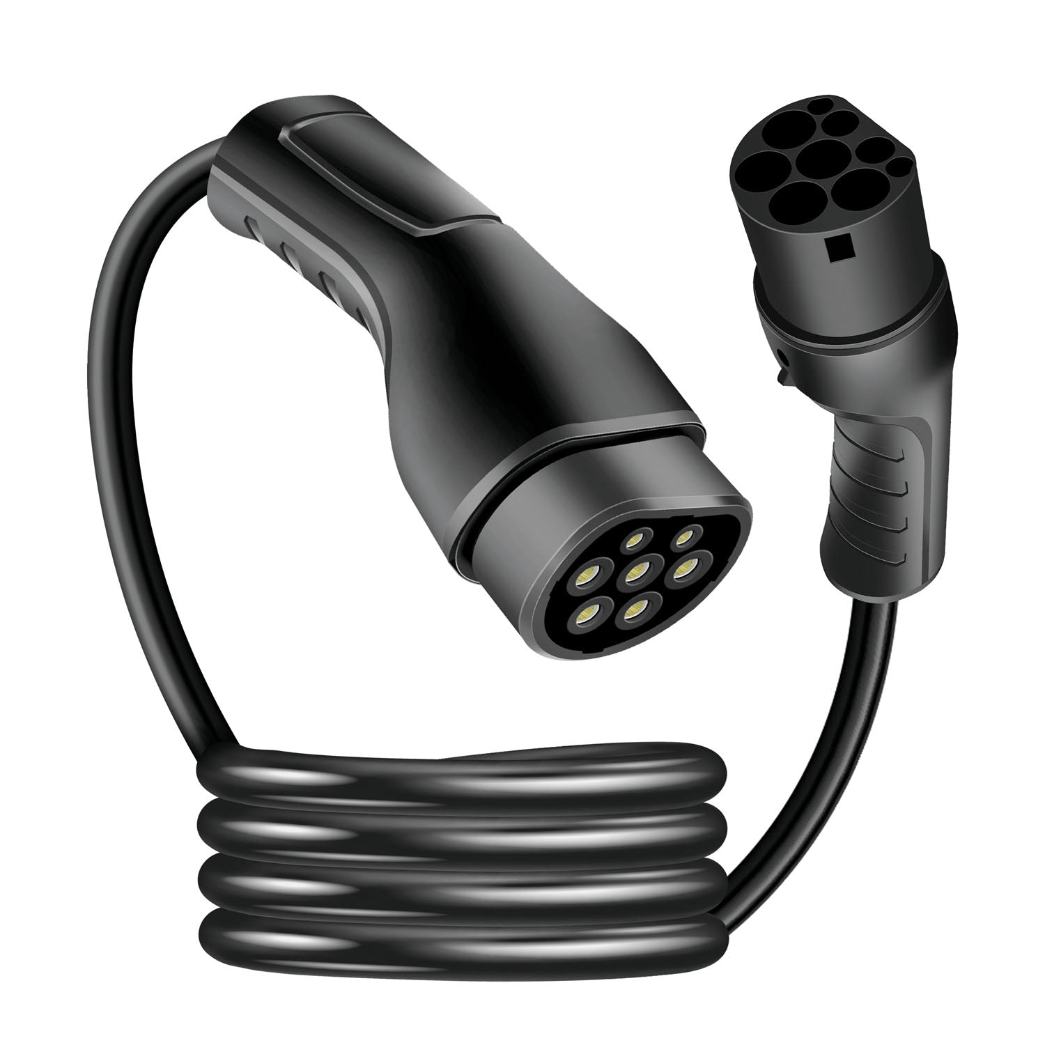 Charging cable Electric car Type 2 3-phase 20A 11kW 5m