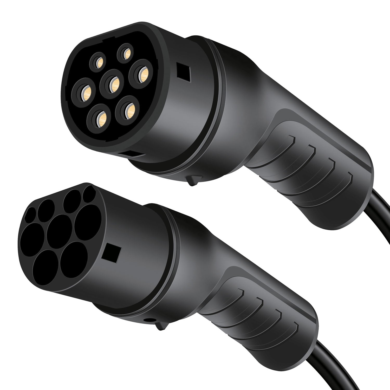 Charging cable Electric car Type 2 3-phase 20A 11kW 7.5m