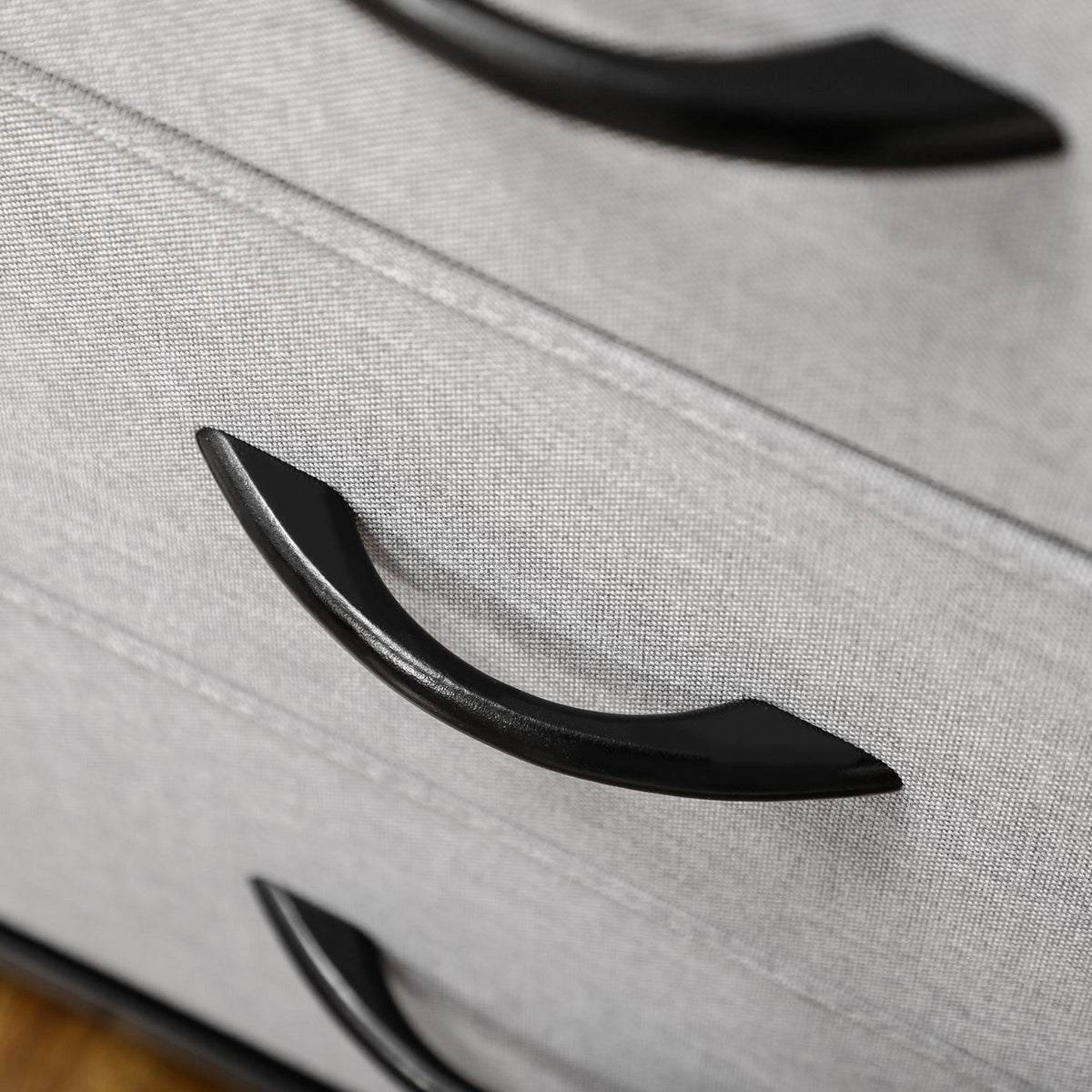 Chest Of Drawers Sideboard With 6 Folding Fabric Drawers, Drawer Cabinet With Worktop, Multi-Purpose Cabinet, Grey