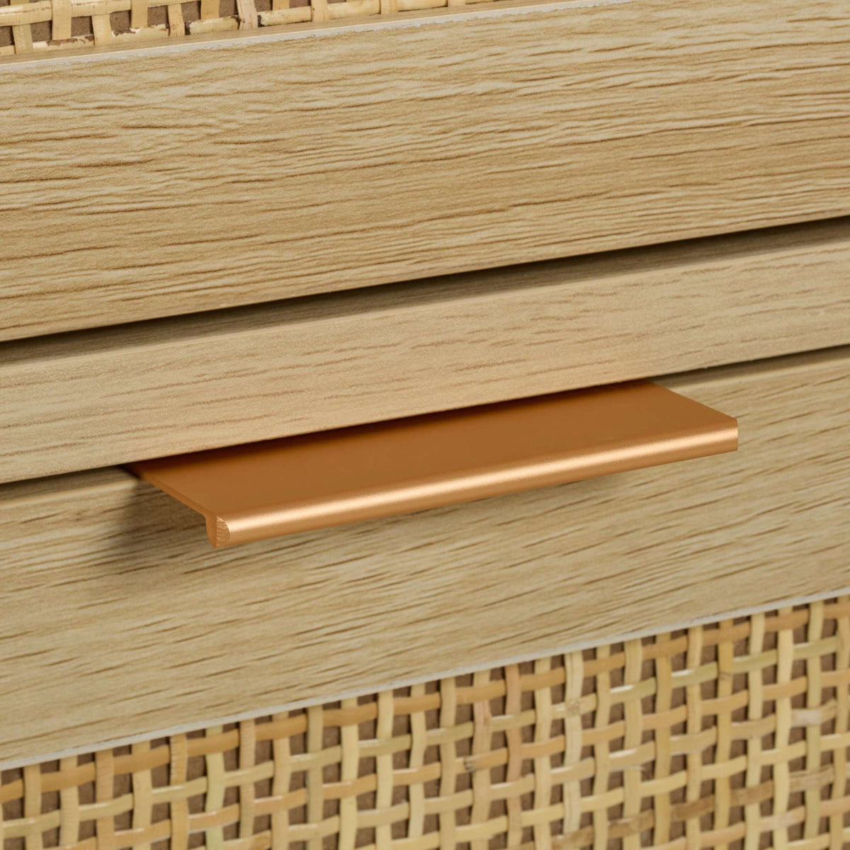 Chest of 3 drawers in wooden look