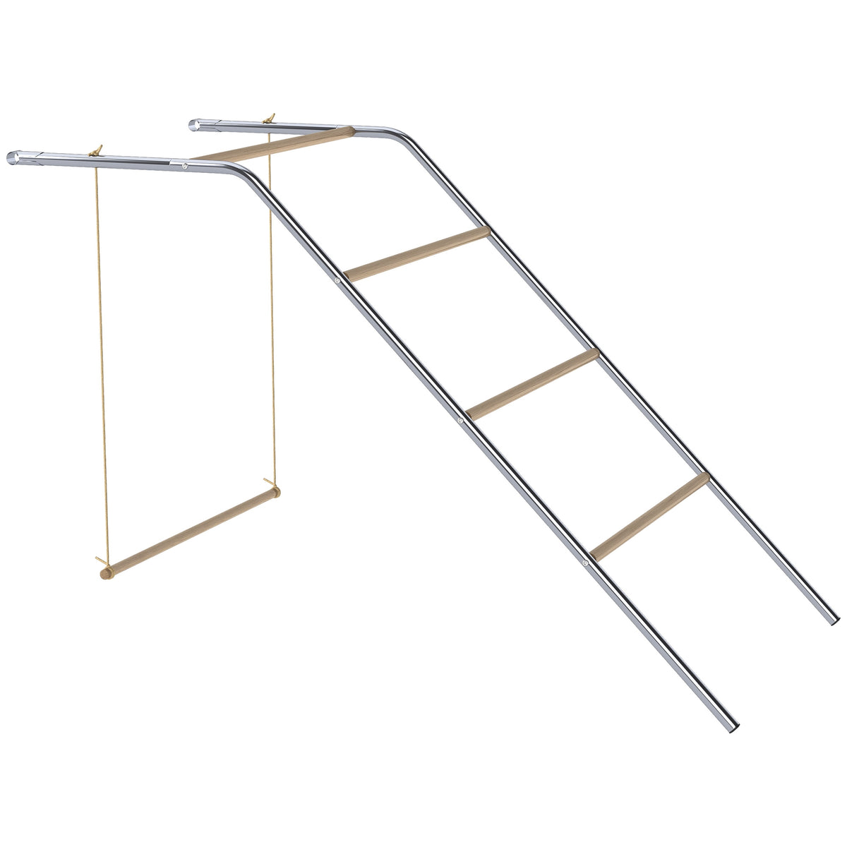 Chicken Playground with Adjustable Swing, 4 Perches, 82x150x110 cm