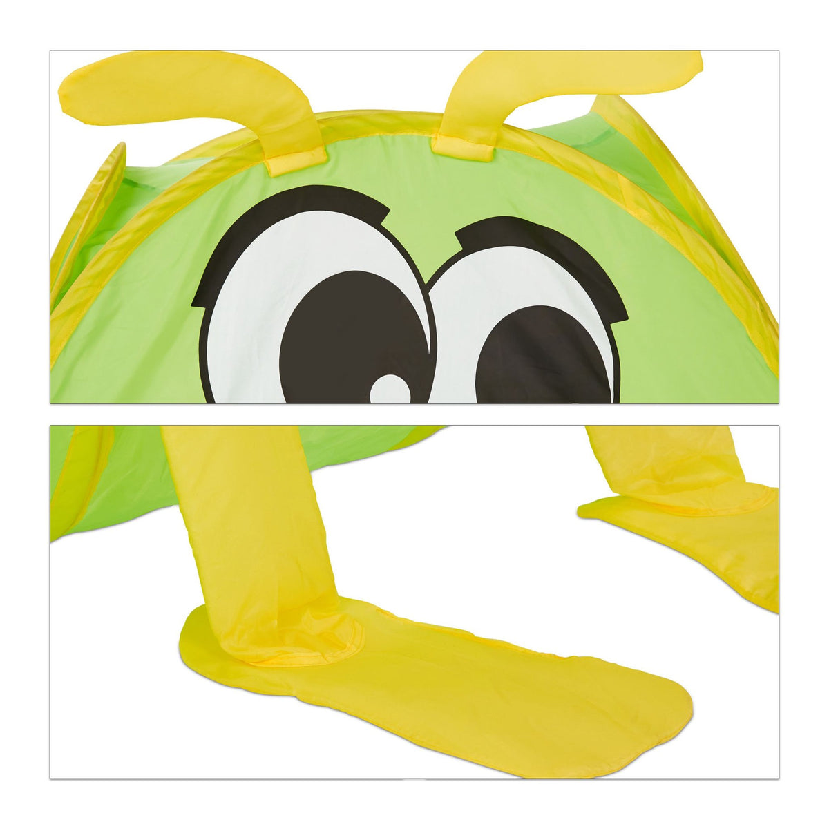 Child Crawls Tunnel Caterpillar