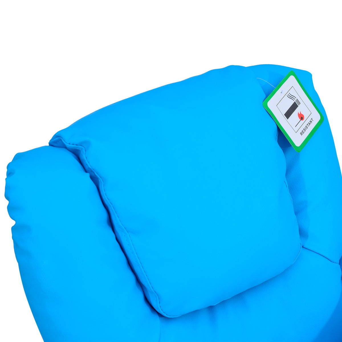 Children'S Armchair With Reclining Function, Mini Sofa For 3-6 Years, Blue With Built-In Cup Holder, 62X52X69Cm