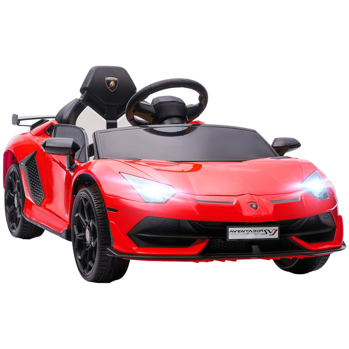 Children'S Electric Car 12V Electric Children'S Vehicle, Electric Vehicle Incl. 2.4G Remote Control, With Mp3 Player, Horn, Light, For 3-5 Years Children