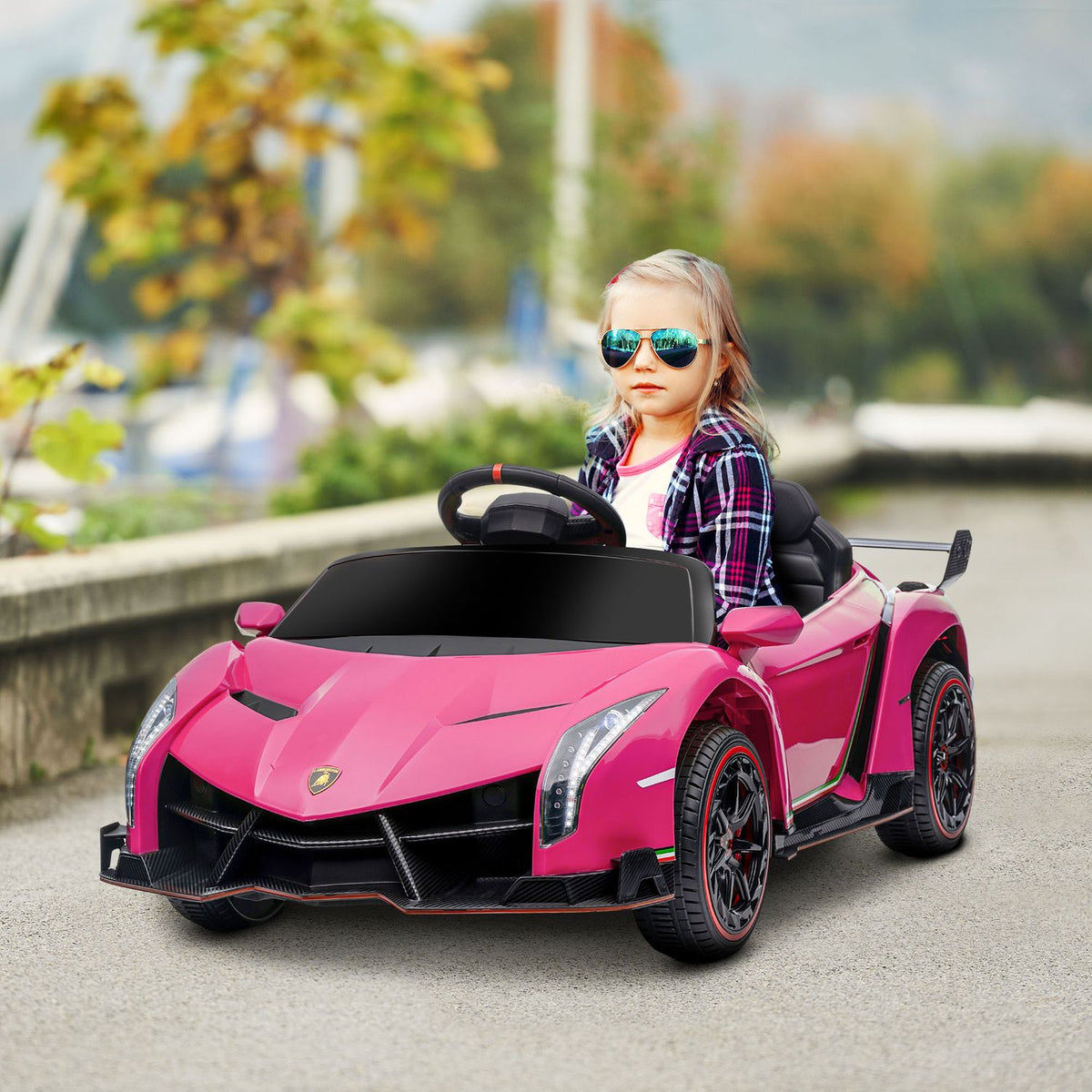 Children'S Electric Car Children'S Car With Display, Remote Control, Children'S Vehicle With Bluetooth, Electric Vehicles With Music Function