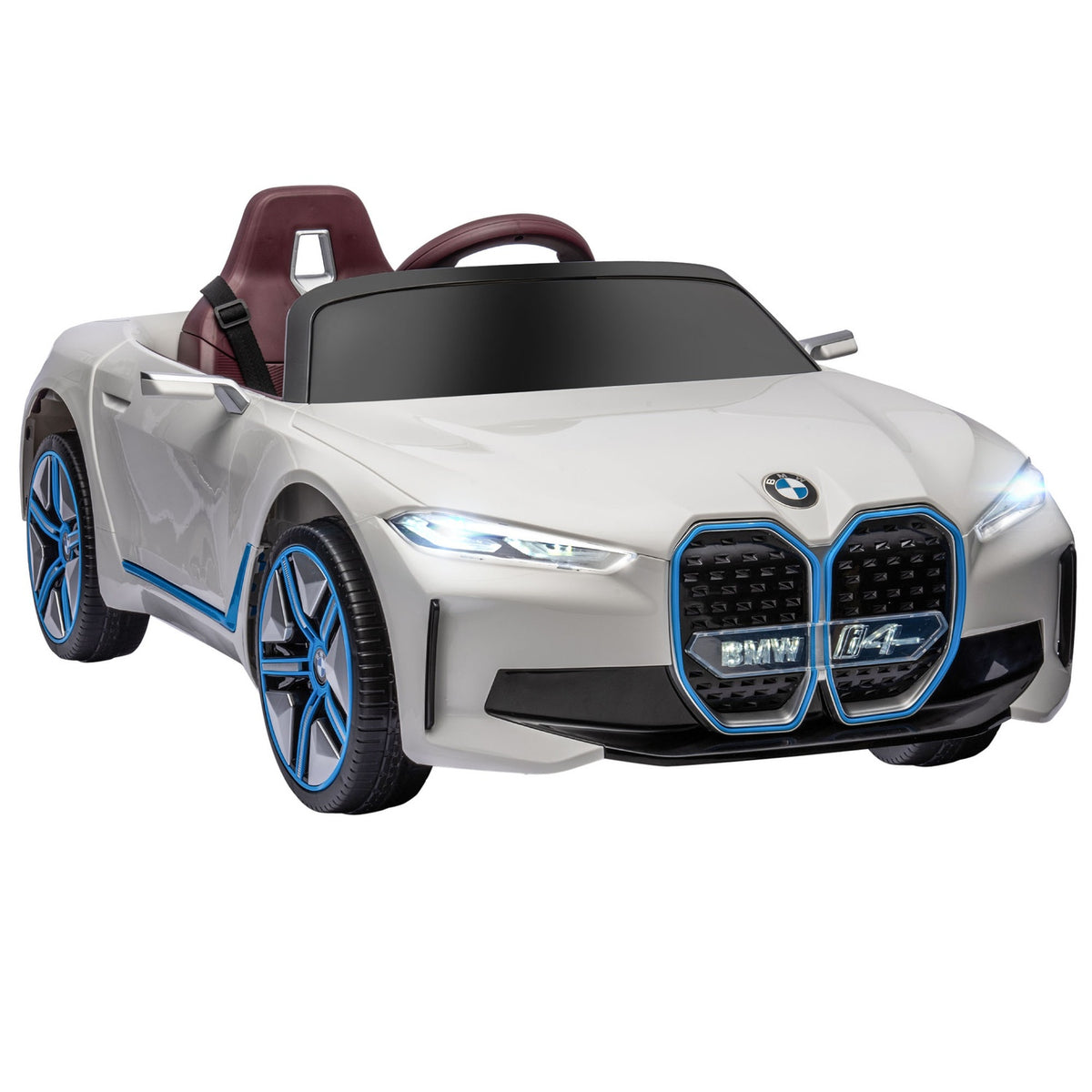 Children'S Electric Car, Electric Vehicles With Remote Control, Children'S Car With Headlights, Electric Children'S Vehicle With Mp3 Player, 3-5 Km/H