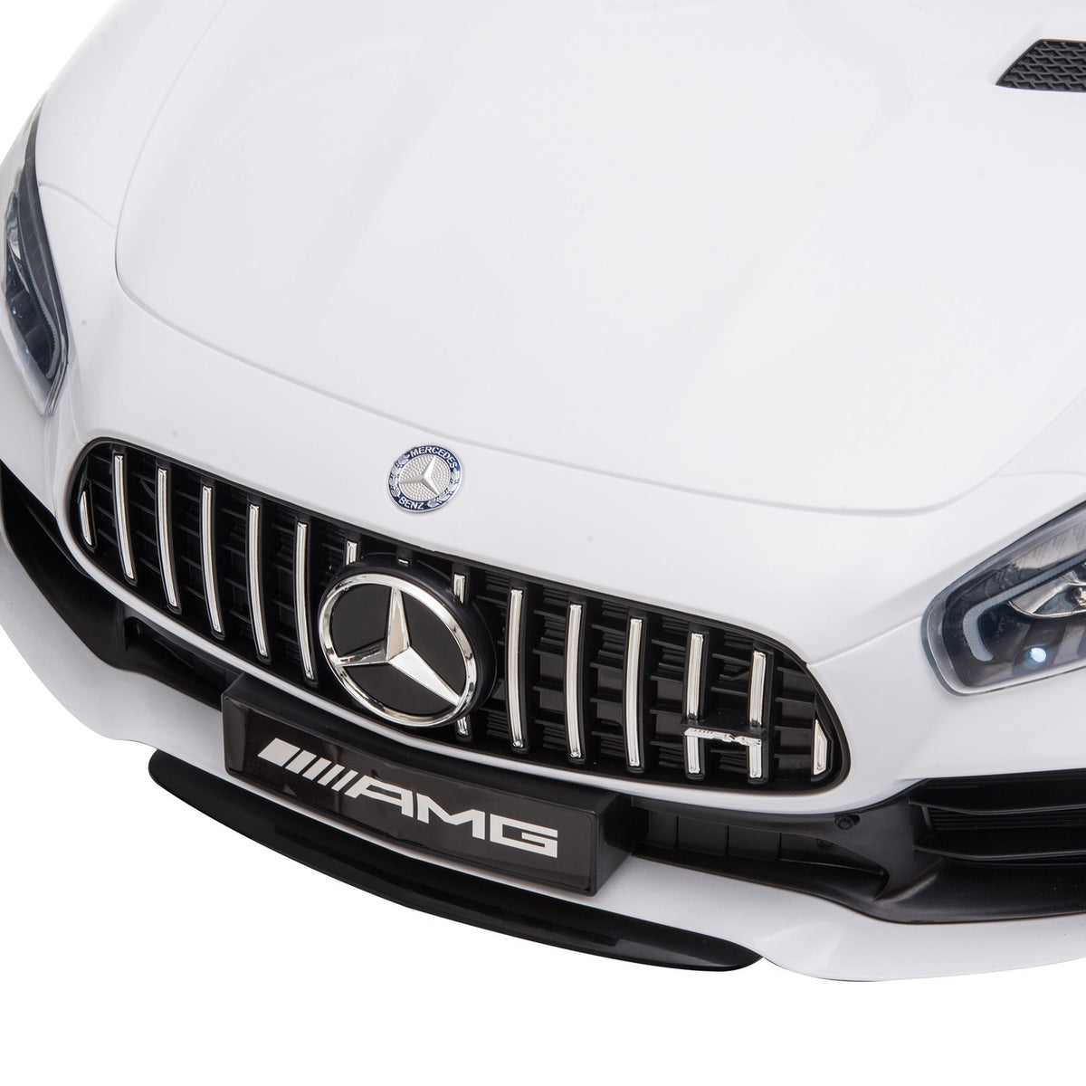 Children'S Vehicle Gtr Electric Car With Remote Control Music (Mp3/Usb) Light 3-5 Years Pp Metal White 105 X 58 X 45 Cm