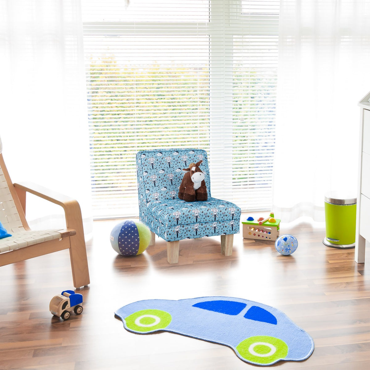 Children's Armchair with Elephant Motif