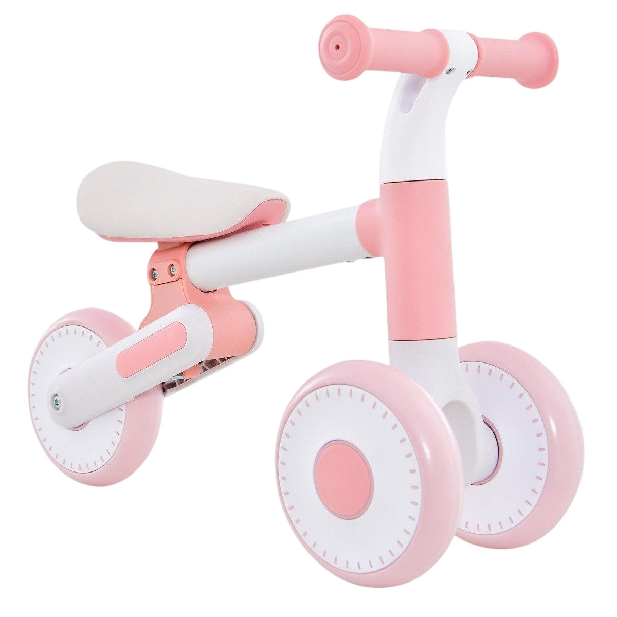 Children's Balance Bike with Adjustable Seat Height & Foldable Design Learning Balance Bike from 1 Years Pink