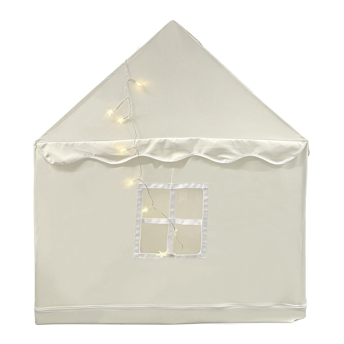 Children's Beige Play Tent with Lights, 130x125x95 cm