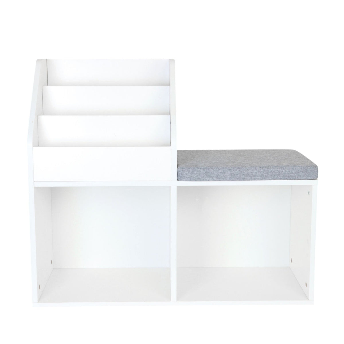 Children's Bench with Bookcase – 3-in-1 Storage Unit