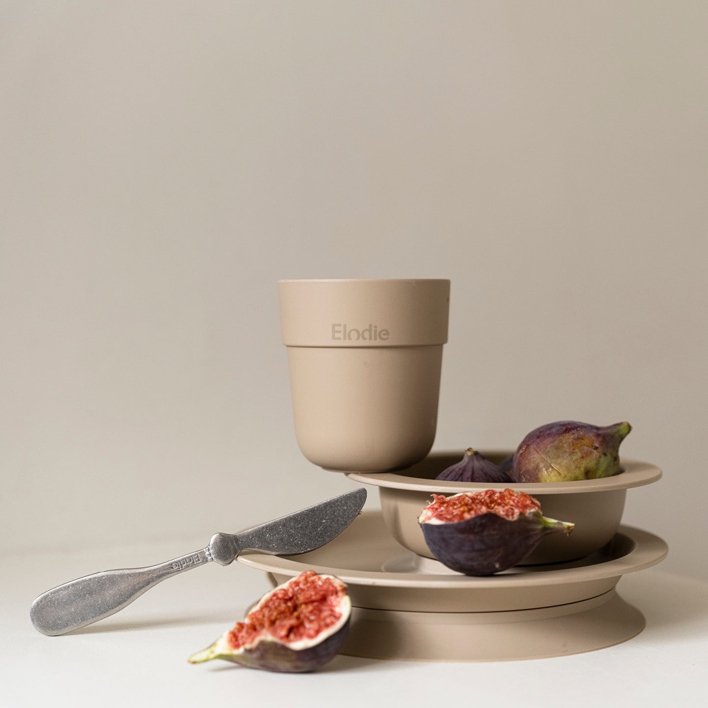 Children's Dinner Set, Pure Khaki