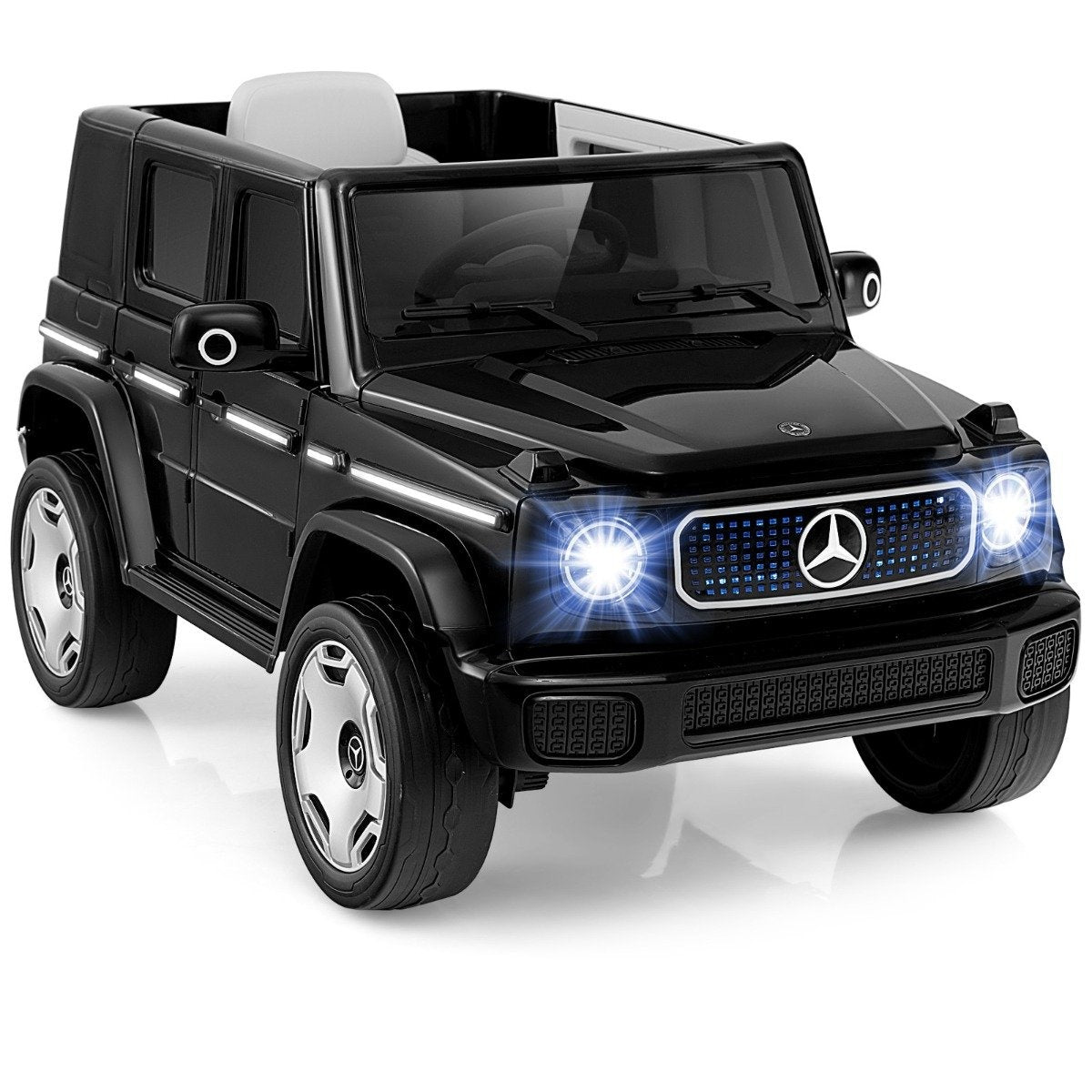 Children's Mercedes-Benz electric car with 2.4G remote control & Headlight 12V electric vehicle black