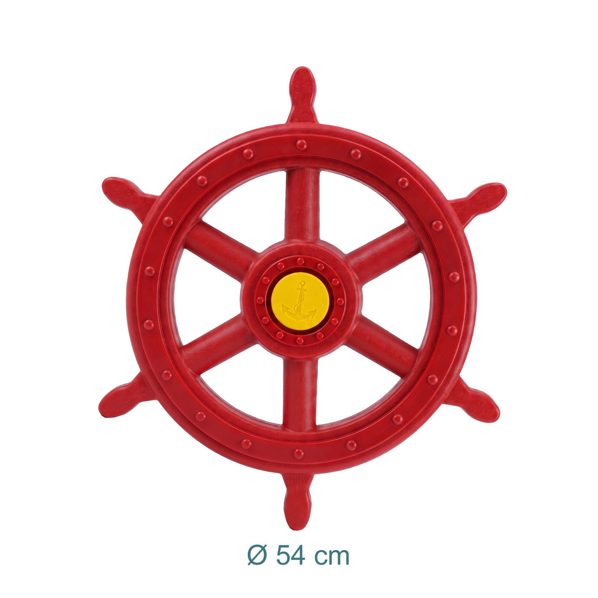 Children's Red Steering Wheel for Play Tower, 54 cm