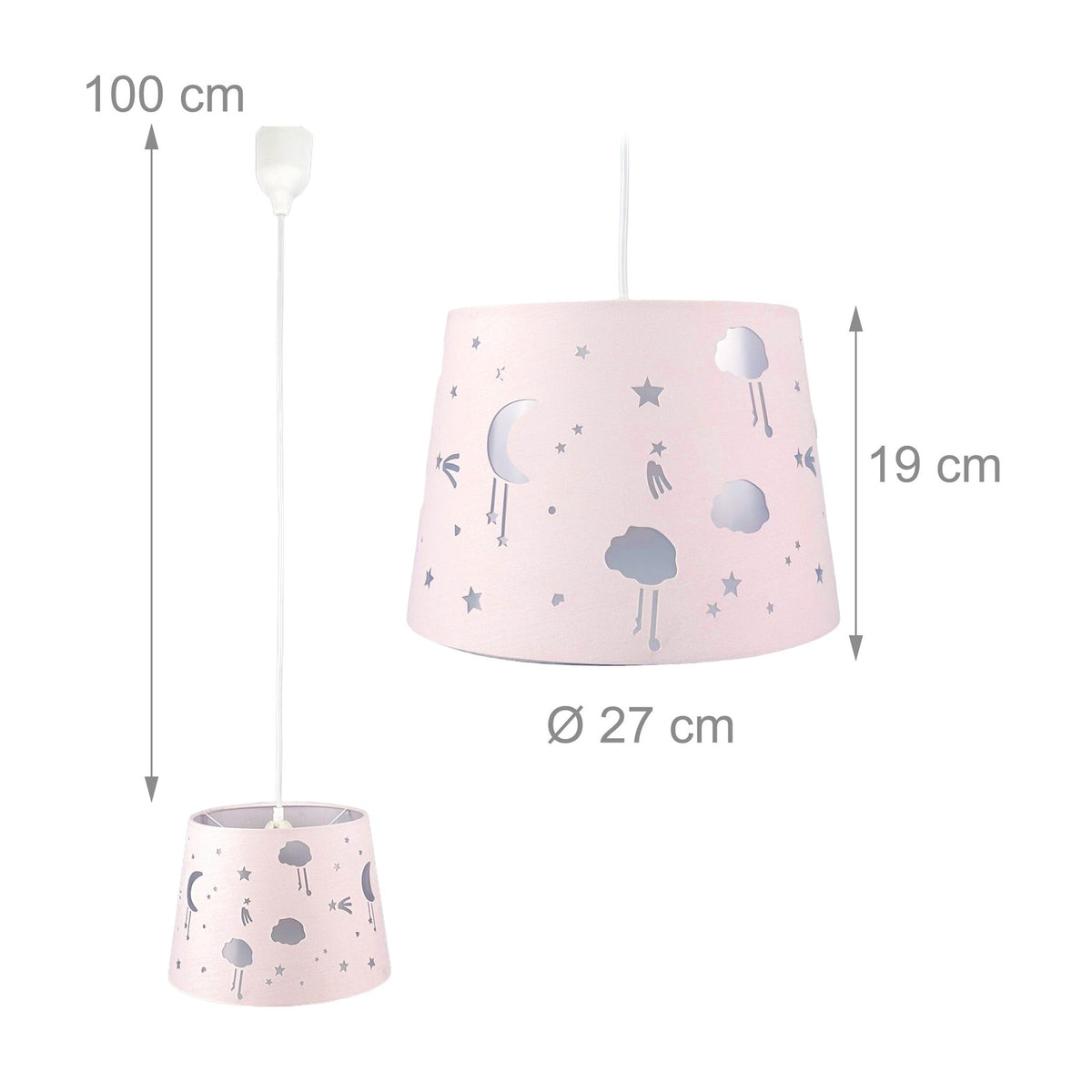 Children's Room Hanging Lamp – Night Sky Design