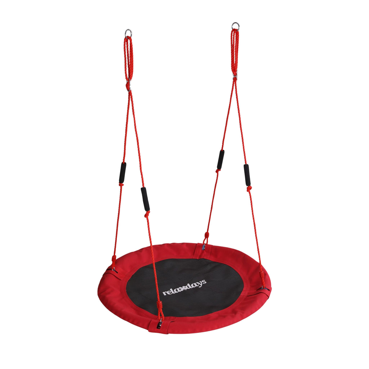 Children's Round Nest Swing with Foam Handles