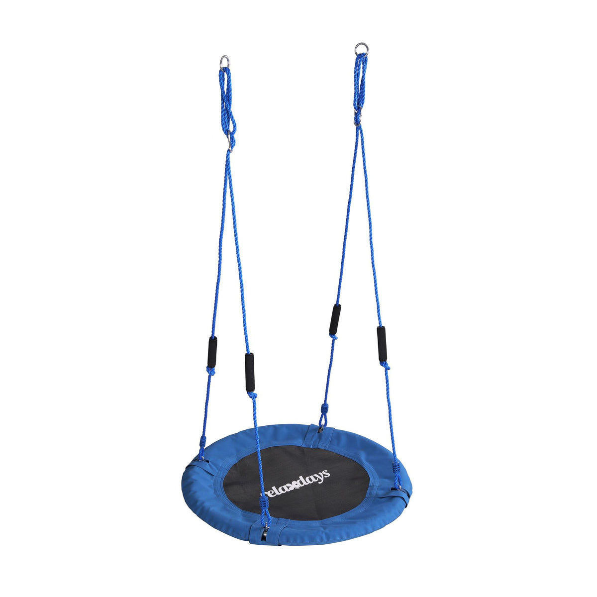 Children's Round Nest Swing with Foam Handles