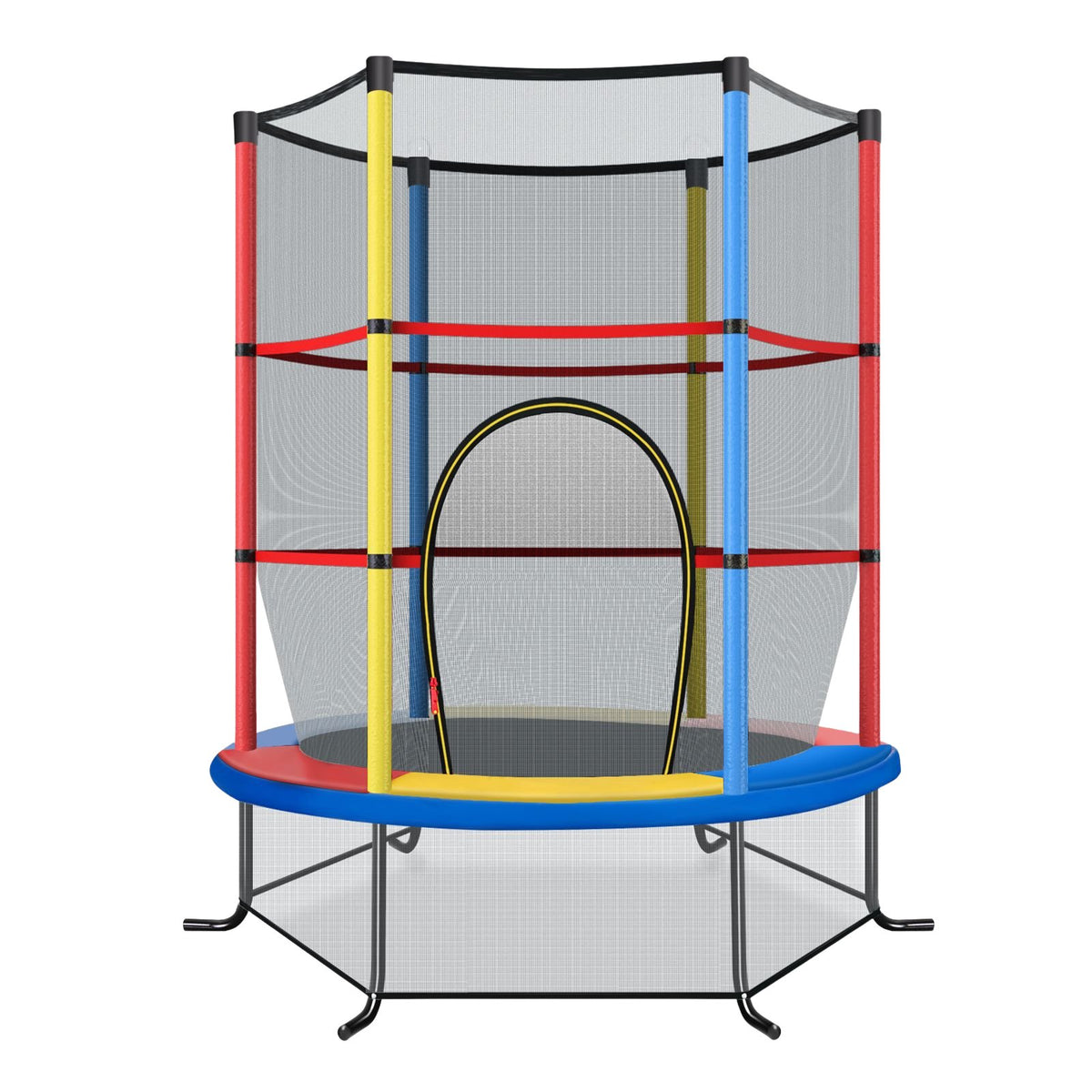 Children's Trampoline with Safety Net, 165cm, 135kg Capacity