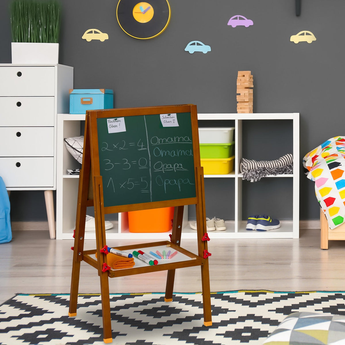 Children's board with whiteboard
