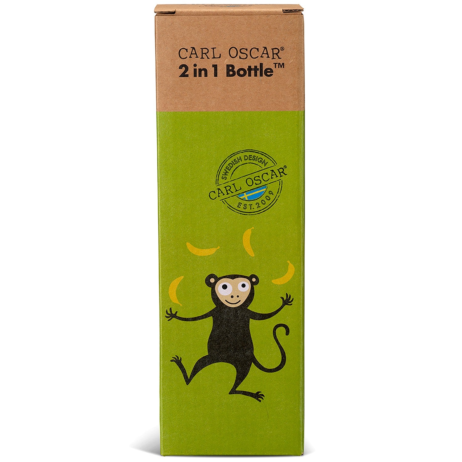 Children's bottle 2 in 1 0.3 + 0.15L Lime