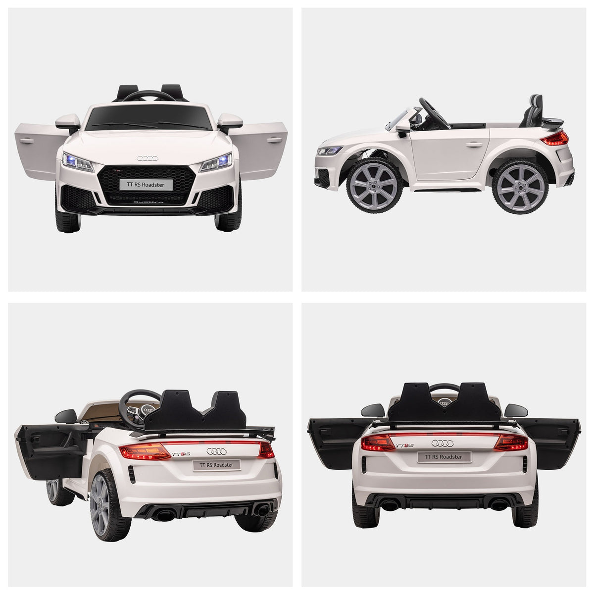 Children's electric car 12V children's car with 2.4G remote control, music, electric vehicle with light, USB/MP3 port, reverse function