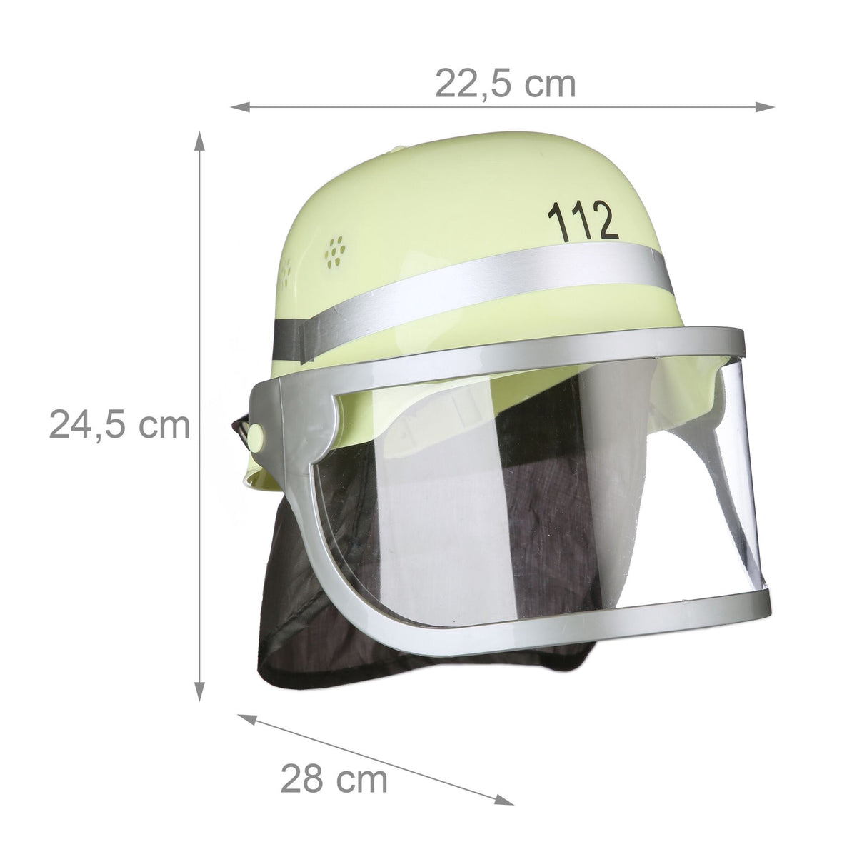 Children's fireman's helmet in a set of 2