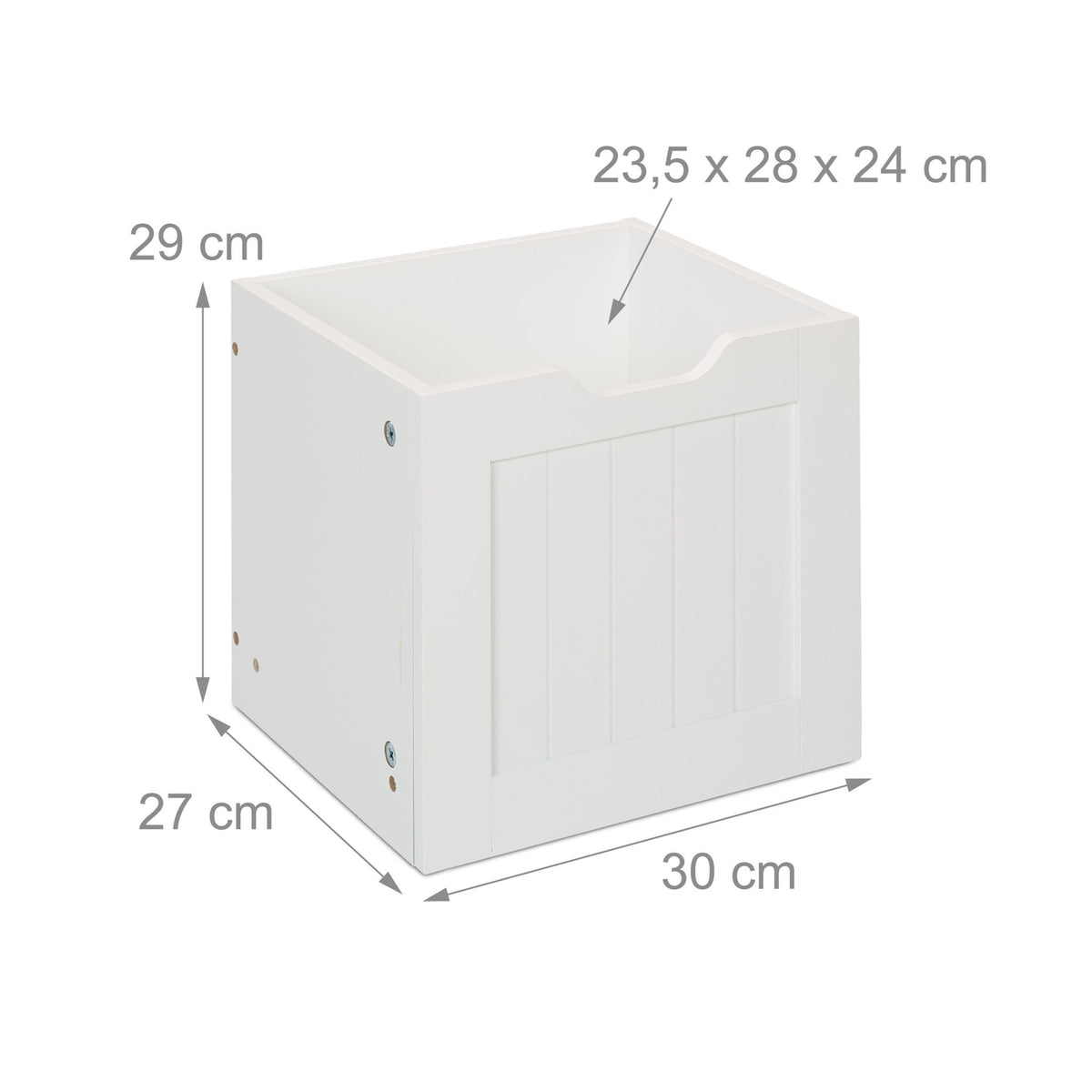 Children's shelf with 3 drawers on wheels